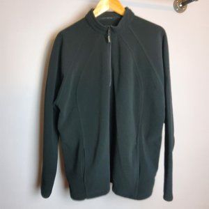 Harley Davidson Quarter 1/4 Zip Black Pullover Sweater Size Large